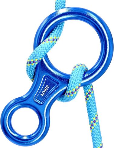 CyberDyer 35KN الشكل 8 السليل، الإنقاذ الشكل 8 رابيلينج جير بيلاي جهاز الطيران الألومنيوم تزوير لوحة لتسلق التسلق والرابيل in Kuwait