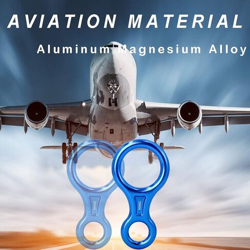 CyberDyer 35KN الشكل 8 السليل، الإنقاذ الشكل 8 رابيلينج جير بيلاي جهاز الطيران الألومنيوم تزوير لوحة لتسلق التسلق والرابيل in Kuwait