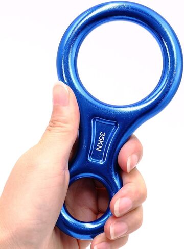 CyberDyer 35KN الشكل 8 السليل، الإنقاذ الشكل 8 رابيلينج جير بيلاي جهاز الطيران الألومنيوم تزوير لوحة لتسلق التسلق والرابيل in Kuwait