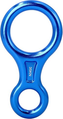 CyberDyer 35KN الشكل 8 السليل، الإنقاذ الشكل 8 رابيلينج جير بيلاي جهاز الطيران الألومنيوم تزوير لوحة لتسلق التسلق والرابيل in Kuwait