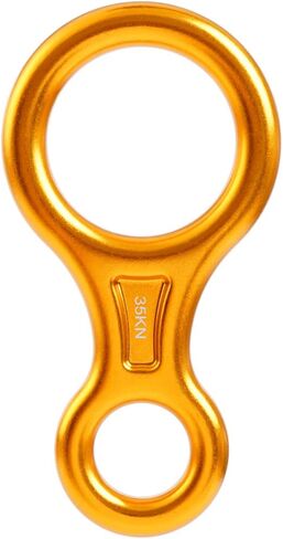 PROND Terminal 8 Descender, Climb Aluminum Figure 8 Descender Rigging Plate Heavy Duty, 35KN Aluminum Alloy Descender for Outdoor Climbing Rappel Gear Downhill Ring Equipment and Belay Device in Saudi Arabia