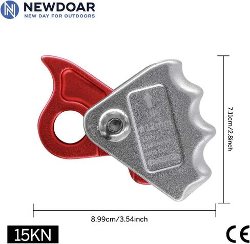 Rope Grab Ascender Riser Adjuster Fits Rope for Rocking Climbing Protection Rescue in Kuwait