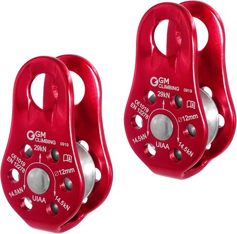 Fixed Micro Pulley 27kN CE UIAA Certified Slack Tender for Hitch Tending in Kuwait