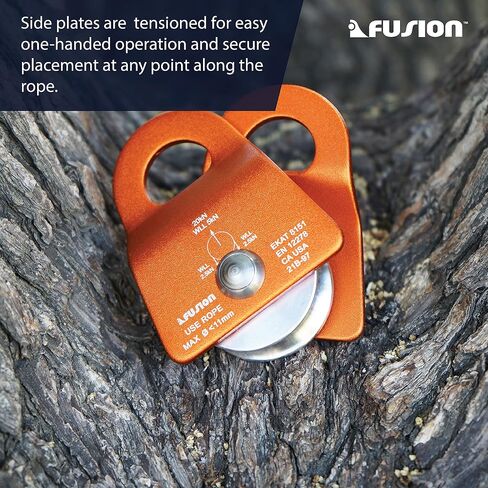 Fusion Climb Ekat Micro Aluminum Side Swing Pulley, Backyard Zipline, Trolley in Kuwait