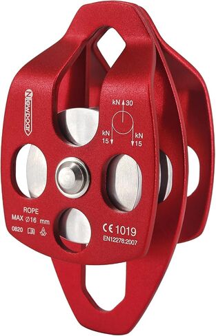NewDoar 30 KN CE Certified Large Rescue Pulley Single/Double Sheave with Swing Plate in Saudi Arabia