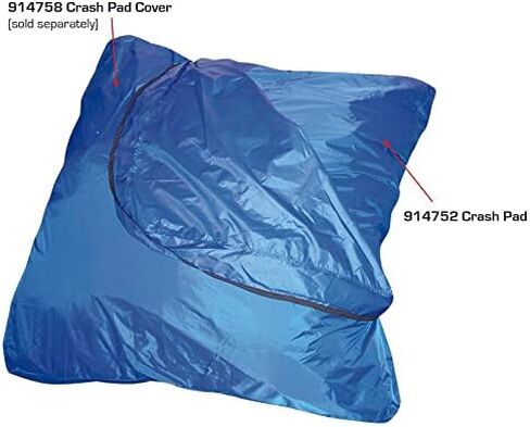 وسادة إسفنجية حسية مقاس 3 أقدام × 4 أقدام من Skil-Care مع غطاء نايلون سهل التنظيف للأطفال والكبار، مثالية للغرف الحسية والفصول الدراسية والمنزل، باللون الأزرق in Kuwait