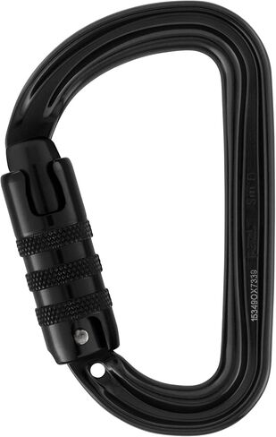 حلقة تسلق Petzl SM'D - حلقة تسلق متعددة الاستخدامات وخفيفة الوزن وصغيرة الحجم على شكل حرف D لتسلق الصخور والجليد in Kuwait