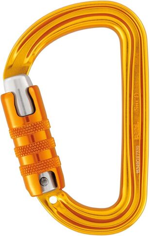 حلقة تسلق Petzl SM'D - حلقة تسلق متعددة الاستخدامات وخفيفة الوزن وصغيرة الحجم على شكل حرف D لتسلق الصخور والجليد in Kuwait