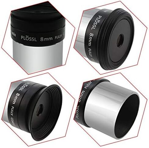 Astromania Telescope Eyepiece 20mm 1.25 Inch Plossl Eyepiece Telescope Lens | 50° Wide-Field Viewing, FMC 4-Element Plossl, Filter Threaded for Visual Astronomy, For Observing Moon Nebulae Star Clusters in Saudi Arabia