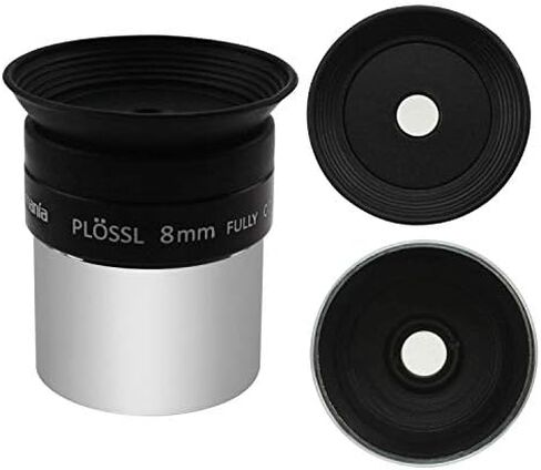Astromania Telescope Eyepiece 20mm 1.25 Inch Plossl Eyepiece Telescope Lens | 50° Wide-Field Viewing, FMC 4-Element Plossl, Filter Threaded for Visual Astronomy, For Observing Moon Nebulae Star Clusters in Saudi Arabia