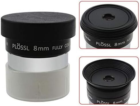 Astromania Telescope Eyepiece 20mm 1.25 Inch Plossl Eyepiece Telescope Lens | 50° Wide-Field Viewing, FMC 4-Element Plossl, Filter Threaded for Visual Astronomy, For Observing Moon Nebulae Star Clusters in Saudi Arabia