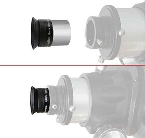 Astromania Telescope Eyepiece 20mm 1.25 Inch Plossl Eyepiece Telescope Lens | 50° Wide-Field Viewing, FMC 4-Element Plossl, Filter Threaded for Visual Astronomy, For Observing Moon Nebulae Star Clusters in Saudi Arabia