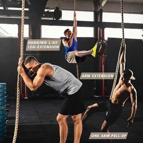 Yes4All Gym Climbing Rope for Fitness & Strength Training, Climbing Exercises & Home Workouts in Kuwait