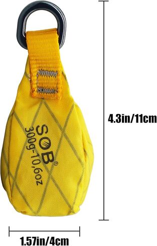 SOB Outdoor Throw Weight Bag 250g/300g/350g Arborist Durable Climbing Rope Bag Multi Throw Bag Tree Rock Spelunking (250g-Red) in Kuwait