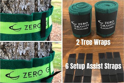 Slackline Kit with Industry Leading Carry/Storage Bag, Upgraded Ratchet w/Molded Finger Grip & Smooth Operation + Tree Protectors; Great Set for Kids, in All respects in Saudi Arabia