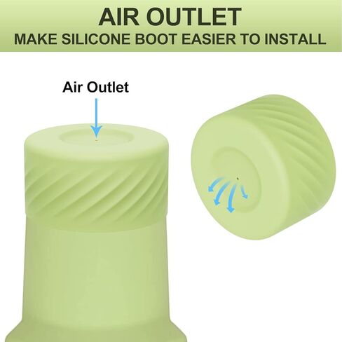 Affute Protective Silicone Boot for Stanley Quencher H2.0 40 oz & IceFlow Flip 20 oz 30 oz and hydroflask 12-24 oz, Anti-Slip Bottle Bottom Sleeve Cover in Kuwait