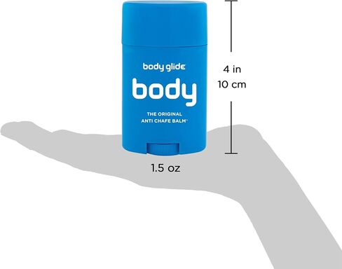 Chamois Butt'r Original Anti-Chafe Cream & Body Glide Original Anti Chafing Stick Balm1.5oz: chafing cream in stick form. Anti chafe stick to prevent rubbing leading to chafing & raw skin. Use for arm in Saudi Arabia