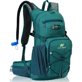 N NEVO RHINO Hydration Backpack, Hydration Pack, Insulated Hiking Backpack with Water Bladder 3L for Hiking Cycling Running Biking Camping