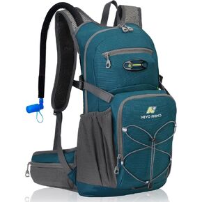 N NEVO RHINO Hydration Backpack, 18L Hiking Backpack with 3L Water Bladder | Multipurpose Water Backpack High Flow Bite, Insulated Hydration Pack Ideal for Hiking and Cycling in Saudi Arabia