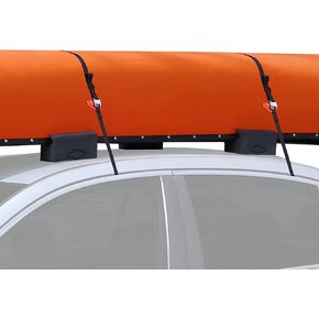 Rightline Gear Canoe Carrier with Large Foam Blocks, Attaches with or Without Roof Rack in Kuwait