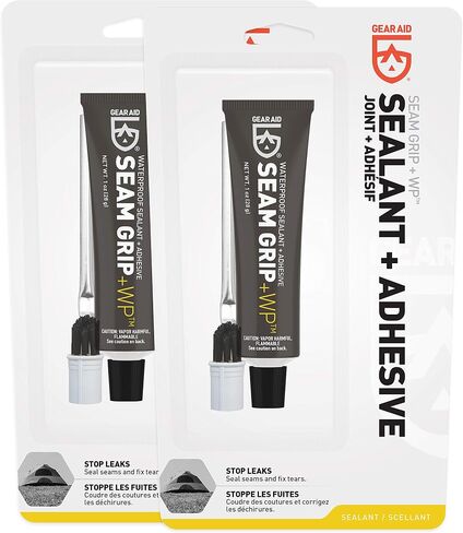 GEAR AID Seam Grip WP Waterproof Sealant and Adhesive for Jackets, Tents, Sleeping Pads and Outdoor Fabric | Repairs Rips, Seals Seams on Nylon, Canvas and Vinyl in Kuwait
