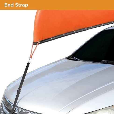 Rightline Gear Canoe Carrier with Large Foam Blocks, Attaches with or Without Roof Rack in Kuwait