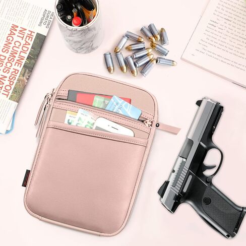 FINPAC Concealed Carry Gun Pouch, Soft Pistol Case Fanny Pack Waist Belt Firearm Bag with Holster for Handgun, Air Gun, Men, Women in Kuwait