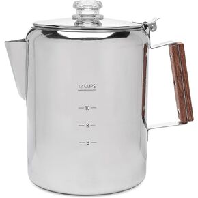 COLETTI Bozeman Percolator Coffee Pot — NO Aluminum or Plastic [9 cup] in Saudi Arabia