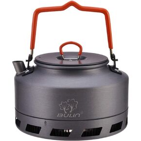 Bulin Camping Kettle 2.2L/1.6L Aluminum Alloy Open Campfire Coffee Tea Pot Fast Heating Outdoor Gear Great for Boiling Water Ultralight Portable for Hiking Picnic Travel