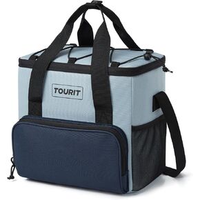TOURIT Small Soft Cooler Bag Insulated, 24/35/46-Can Lunch Cooler Bag, Ice Chest, 14.6/24/32L Leakproof & Portable Coolers for Picnic, Beach, Camping, Work, Travel, Trip in Kuwait