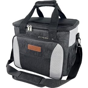 Yuzerfortalbe Cooler Bag 40 Cans Plus，Lunch Bags Insulated Soft Coolers Insulated, Double Leakproof Soft Sided Collapsible Beach Cooler for Picnic,Camping, Grocery,Travel,（25L
