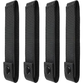 WYNEX Molle Straps 4/6 inch, Molle Panel Straps Molle Attachment Straps for Tactical Bag Accessories Molle Webbing Straps with Snaps for Backpack Tactical Pouch Molle Connectors, 4 Packs in Saudi Arabia