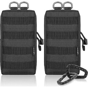 FUNANASUN 2 Pack Molle Pouches - أكياس الحقيبة التكتيكية المدمجة المقاومة للماء EDC in Kuwait