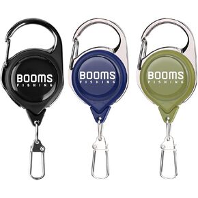 Booms Fishing RG1 Fly Fishing Zinger Retractor 3 pcs