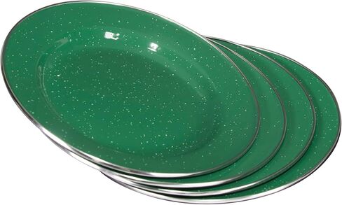 Stansport 24-Piece Enamel Camping Tableware Set in Saudi Arabia