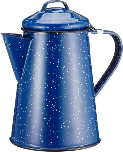 GSI Outdoors Enamel Coffee Pot to Store Hot Coffee, Tea for Camping & Farmhouse - 8 Cup in Saudi Arabia