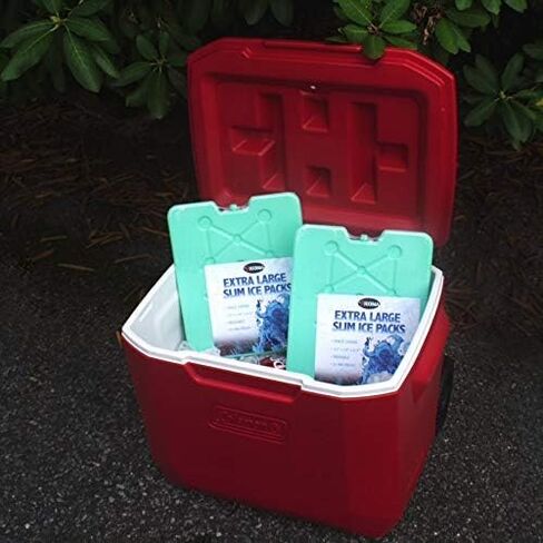 Kona XXL Ice Packs for Coolers – 2 lb Reusable Slim Freezer Packs, Long-Lasting Dry Ice Alternative for Cooler Bags, 13×10 Inch, Fast Freeze (-5 °C), Available in Multiple Pack Quantities in Kuwait