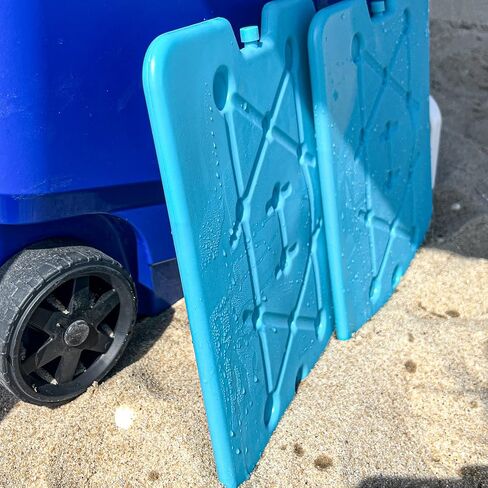 Kona XXL Ice Packs for Coolers – 2 lb Reusable Slim Freezer Packs, Long-Lasting Dry Ice Alternative for Cooler Bags, 13×10 Inch, Fast Freeze (-5 °C), Available in Multiple Pack Quantities in Kuwait