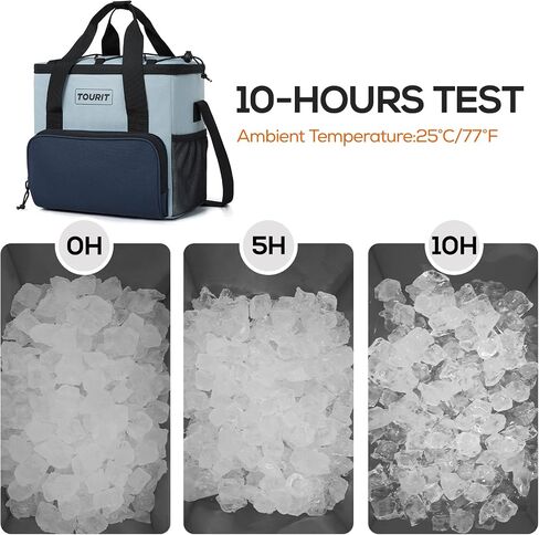 TOURIT Small Soft Cooler Bag Insulated, 24/35/46-Can Lunch Cooler Bag, Ice Chest, 14.6/24/32L Leakproof & Portable Coolers for Picnic, Beach, Camping, Work, Travel, Trip in Kuwait