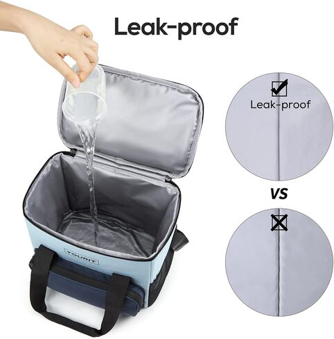TOURIT Small Soft Cooler Bag Insulated, 24/35/46-Can Lunch Cooler Bag, Ice Chest, 14.6/24/32L Leakproof & Portable Coolers for Picnic, Beach, Camping, Work, Travel, Trip in Kuwait