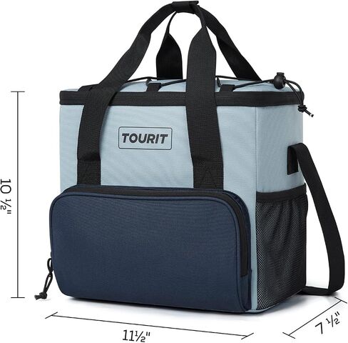 TOURIT Small Soft Cooler Bag Insulated, 24/35/46-Can Lunch Cooler Bag, Ice Chest, 14.6/24/32L Leakproof & Portable Coolers for Picnic, Beach, Camping, Work, Travel, Trip in Kuwait