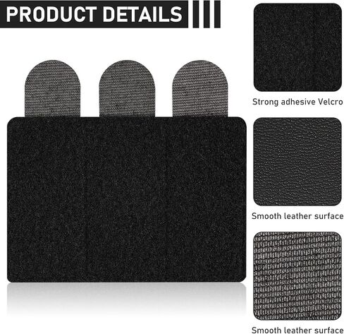 3 Pieces Molle Patches Attachment Tactical Patch Display Board Black Molle Patches for Backpacks Military Army Patches Hook and Loop Visor Cover (2 Columns Style) in Saudi Arabia