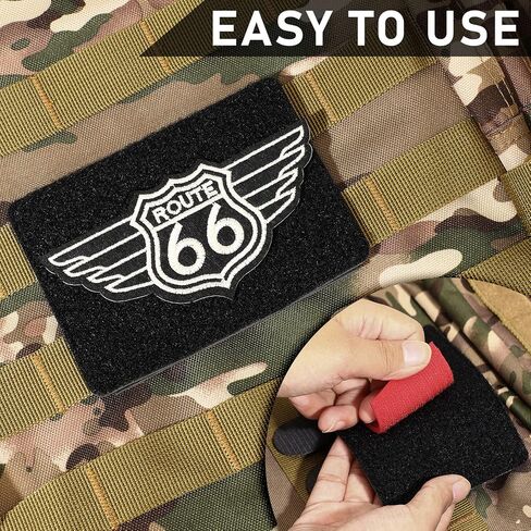 3 Pieces Molle Patches Attachment Tactical Patch Display Board Black Molle Patches for Backpacks Military Army Patches Hook and Loop Visor Cover (2 Columns Style) in Saudi Arabia
