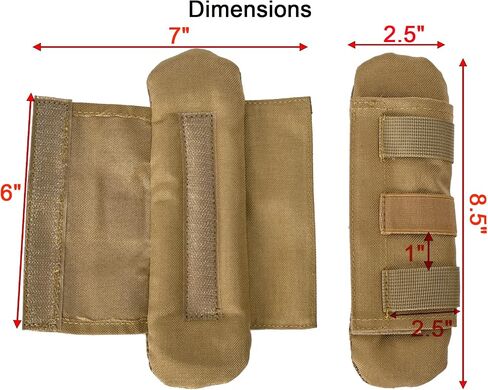 2 Pack Shoulder Strap Pad,Vest Shoulder Strap Pads Backpack Strap Pads Fit 2'' Sling Bags Shoulder Straps in Kuwait
