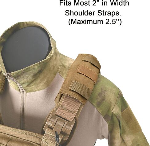 2 Pack Shoulder Strap Pad,Vest Shoulder Strap Pads Backpack Strap Pads Fit 2'' Sling Bags Shoulder Straps in Kuwait