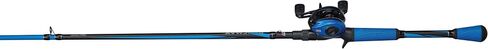 Abu Garcia Blue Max Low Profile Baitcast Reel and Fishing Rod Combo, 7' in Saudi Arabia