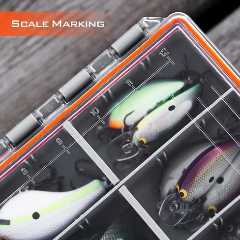 KastKing HyperSeal Waterproof Tackle Box, 3600 Tackle Trays | Fishing Tackle Box Organizer with Removable Dividers, Lure Box and Terminal Tackle Storage, Fishing Gear, 2 Packs in Kuwait