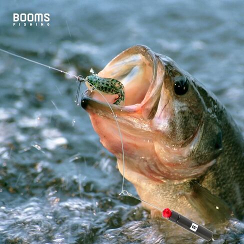 Booms Fishing CRR Carolina Ready Rigs for Bass Fishing Saltwater, 5pcs Brass Pre-Rigged Kit, Fishing Weights Bullet Weights Keeper, 4 Sizes 1/4oz 1/2oz 3/4oz 1oz in Saudi Arabia