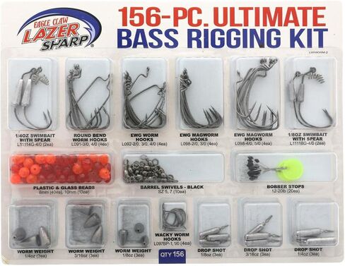 Eagle Claw Lazer Sharp Ultimate BASS Terminal Rigging KIT, Multi, One Size, (LWHKWM-2) in Saudi Arabia
