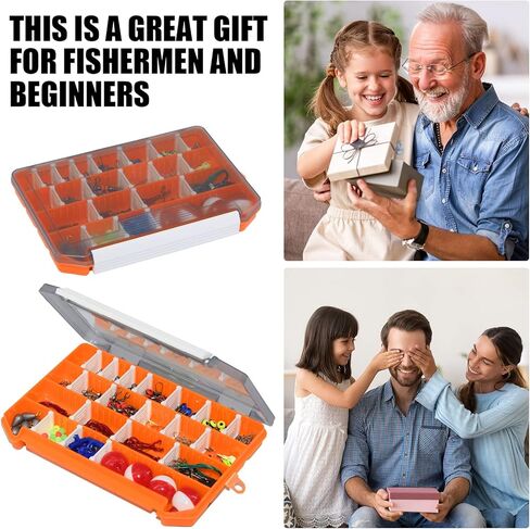 مجموعة إكسسوارات صيد 263 قطعة، مجموعة أدوات محطة الصيد مع مغارعين أوزان صيد الأسماك، خطافات رقصة، مشبك دوار دوار، عوام، خرز، معدات صيد مع صندوق معالجة للمياه المالحة in Kuwait